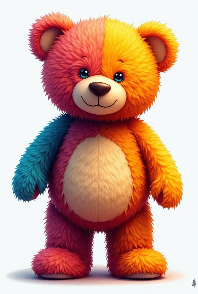 Teddy bear
Front Real colorful