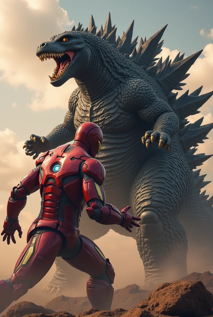Godzilla、Ironman、Fight