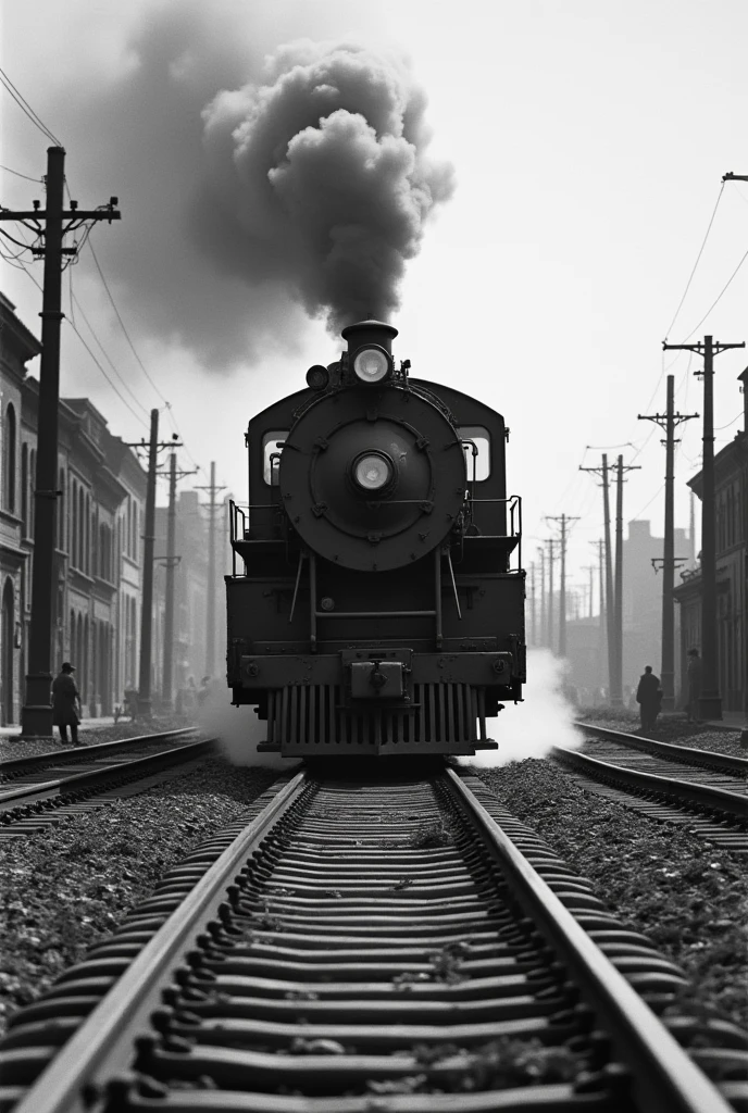1930s America、Locomotive derailment。