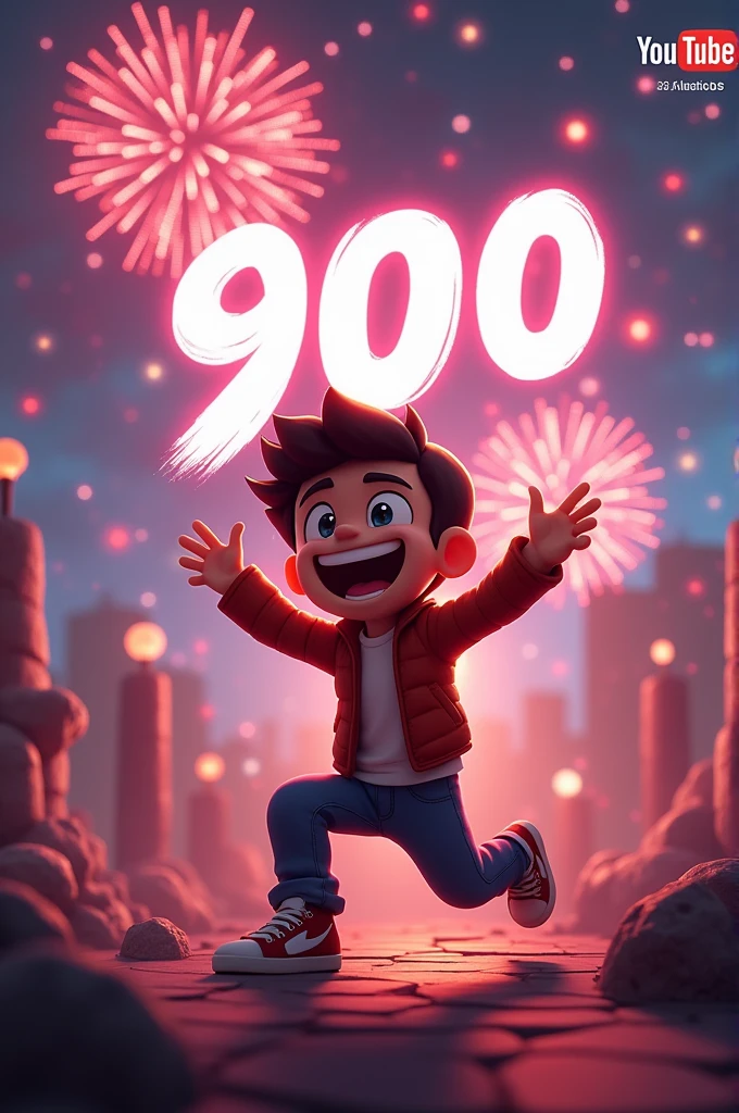 Here's another post:

_NOOB SURI'S CHANNEL JUST LEVELLED UP!_

_900 SUBSCRIBERS!_

[Animated GIF of a video game character leveling up]

_THANK YOU FOR JOINING ME ON THIS GAMING ADVENTURE!_

[Fireworks explode in the background, with a "BOOM!" sound effect]

_HERE'S TO MANY MORE HOURS OF GAMING FUN!_

[The camera zooms out to show the YouTube logo and Noob Suri's channel logo, with the subscriber count prominently displayed]

_SUBSCRIBE NOW AND JOIN THE NOOB SURI SQUAD!_

[The post ends with a call-to-action, such as "Hit that like button and comment below with your favorite game!"]

Let me know if you'd like me to generate another one!