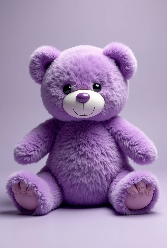 Teddy bear
Front　Cute
Purple
