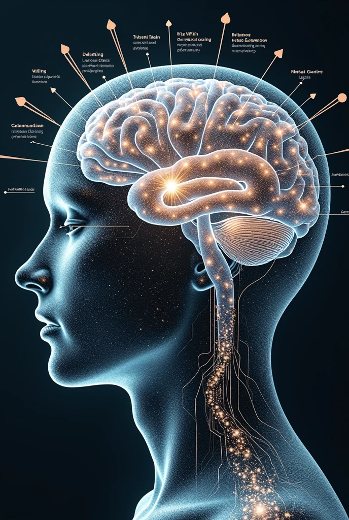 Brain mind money chart rising
