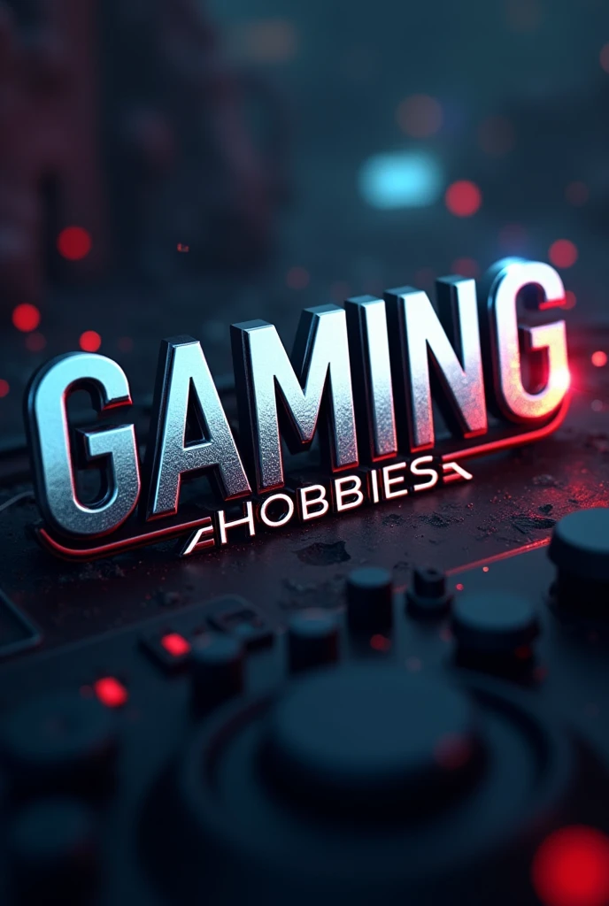 Make 3d Realisitic Gaming Logo Of The Name Of The "Gaming Hobbies"
