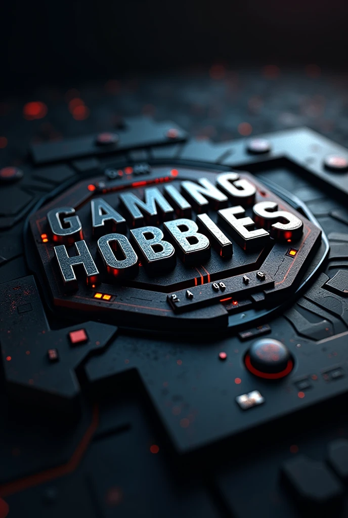 Make 3d Realisitic Gaming Logo Of The Name Of The "Gaming Hobbies"