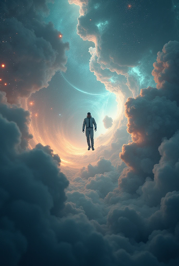 Man flew on galaxy relax