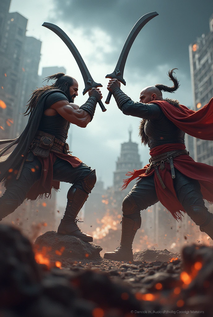 Thumbnail for a gaming audio. Its a pvp battle game.. Track name is warriors 