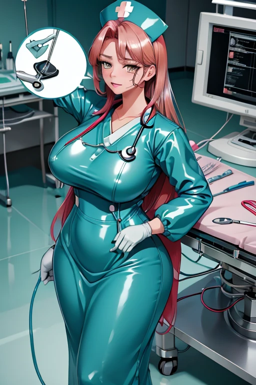 nurse uniform,hospital, latex nurse suit,nurses,busty,elbow gloves,labcoat,auburn hair woman,red eyes , gigantic ,medical instruments,asian nurse,two nurses,speculum,examination room,oversize ,big ass ,strap on, lay on table ,legs spreaded,giving birth,gyno chair , dentist,Milf,latex,white uniform,oversize breasts
