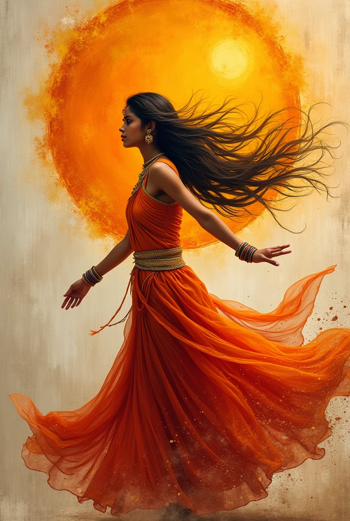Indian velg girl art of a sunraigin motion