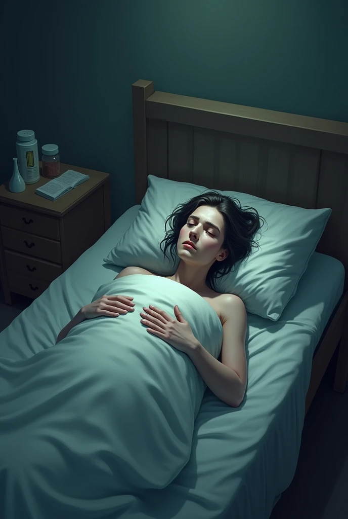 A sick person