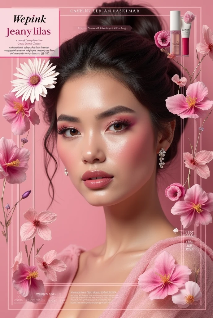 Poster about the Wepink base ( Virginia Fonseca's product brand)