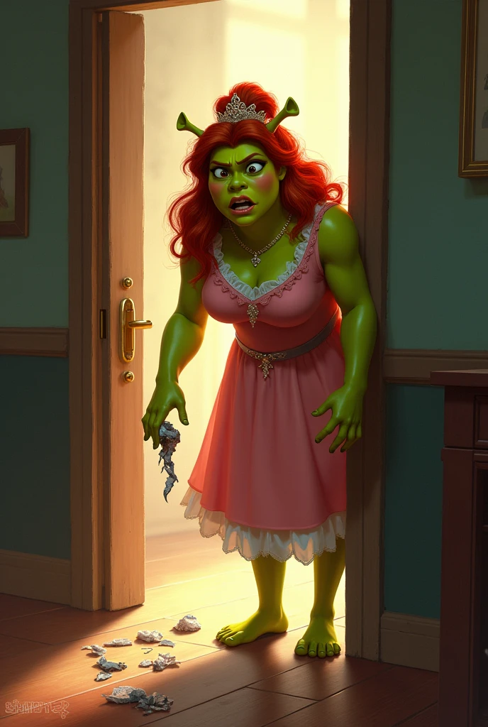 Superman ejaculating on Poison Ivy's tits, High quality, best quality, masterpiece, nsfw, 1boy, 1girl, cumshot, lots of cum on tits, cum dripping from chin, mature woman, curves, long wavy redhead hair, green eyes. screaming orgasm. cleavage. rolled up sleeves, side view