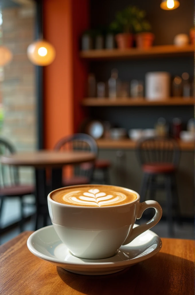 Generate an advertisement for a coffee shop which will be called TuCafé but this and the slogan must be in English, everything is in english