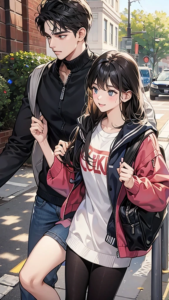 college student couple,