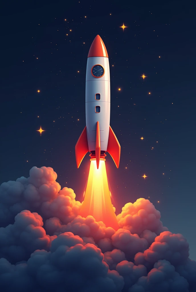 create a rocket logo