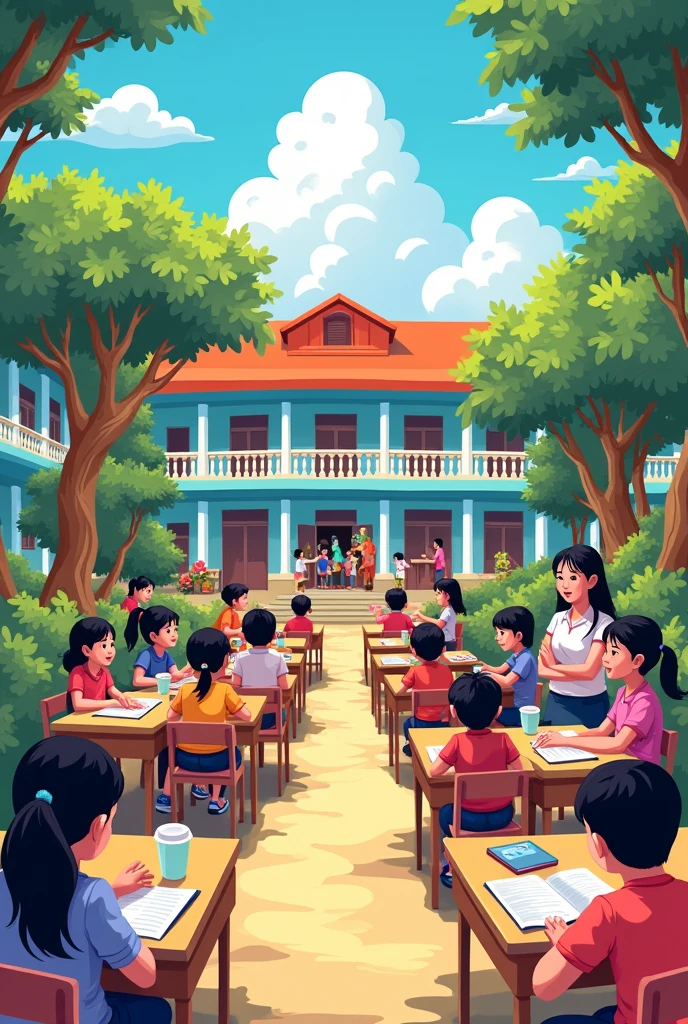 americans influencing modern education to the philippines drawing for kids 