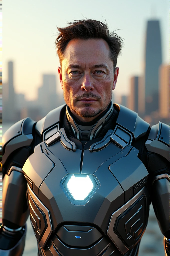 Elon musk but iron man