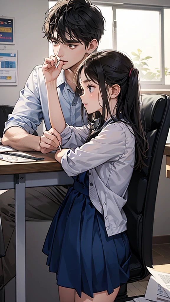 college student couple,shut your mouth, Stationary face