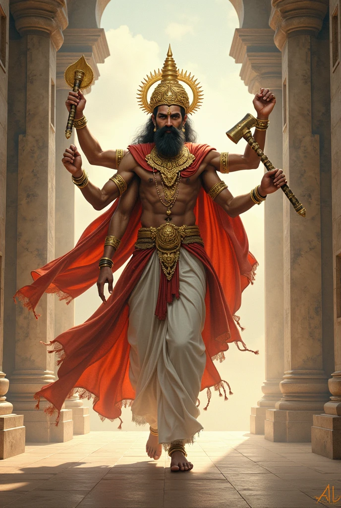 God vishwakarma is walking