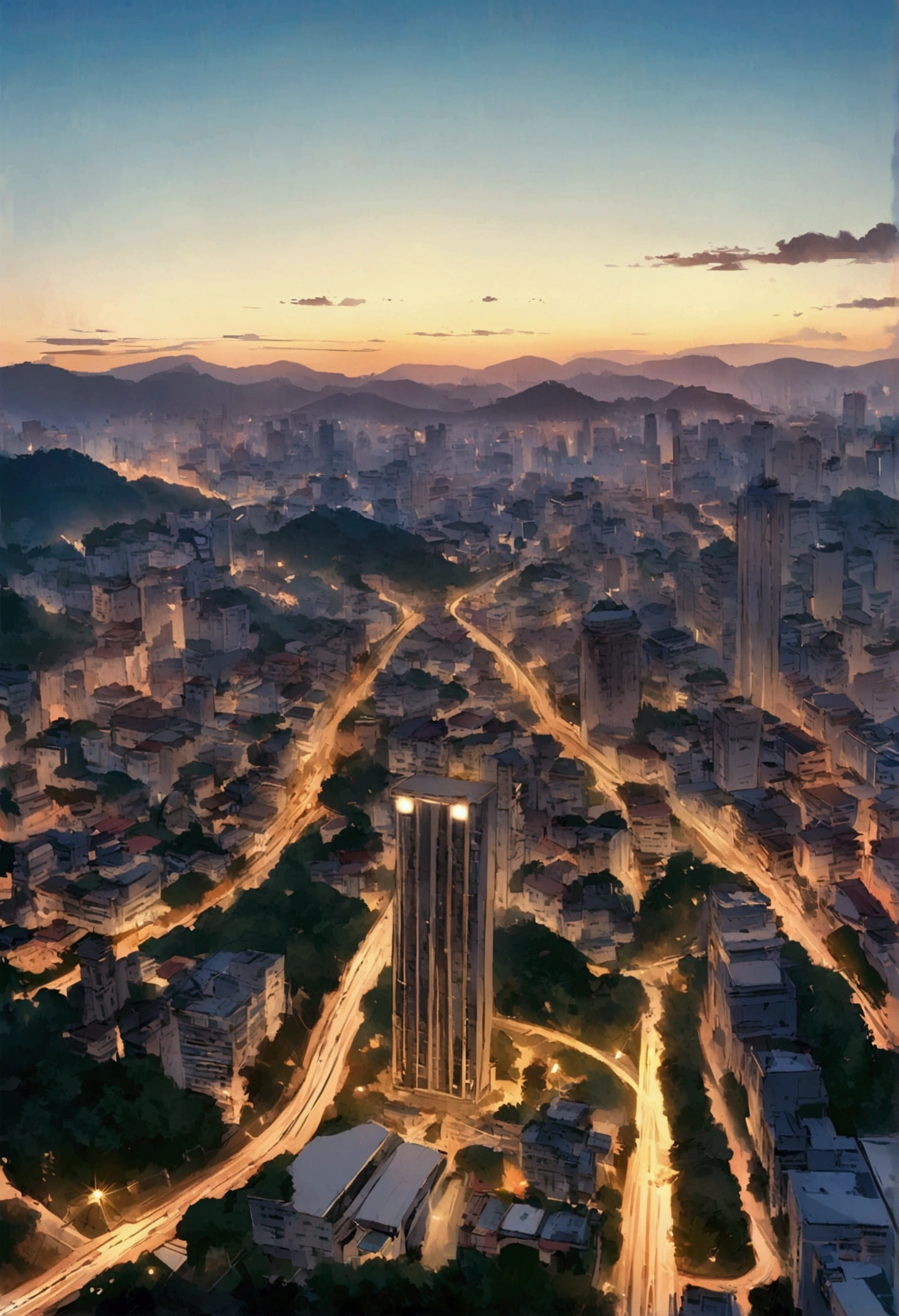 The scenery of São Paulo, Brazil