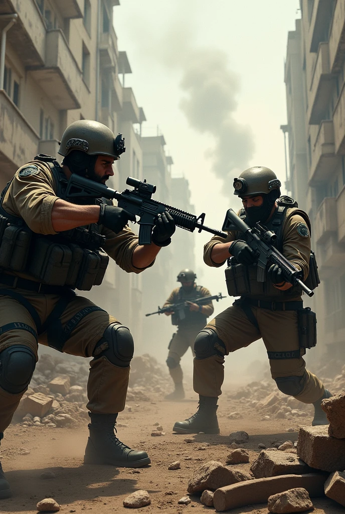 Men at war