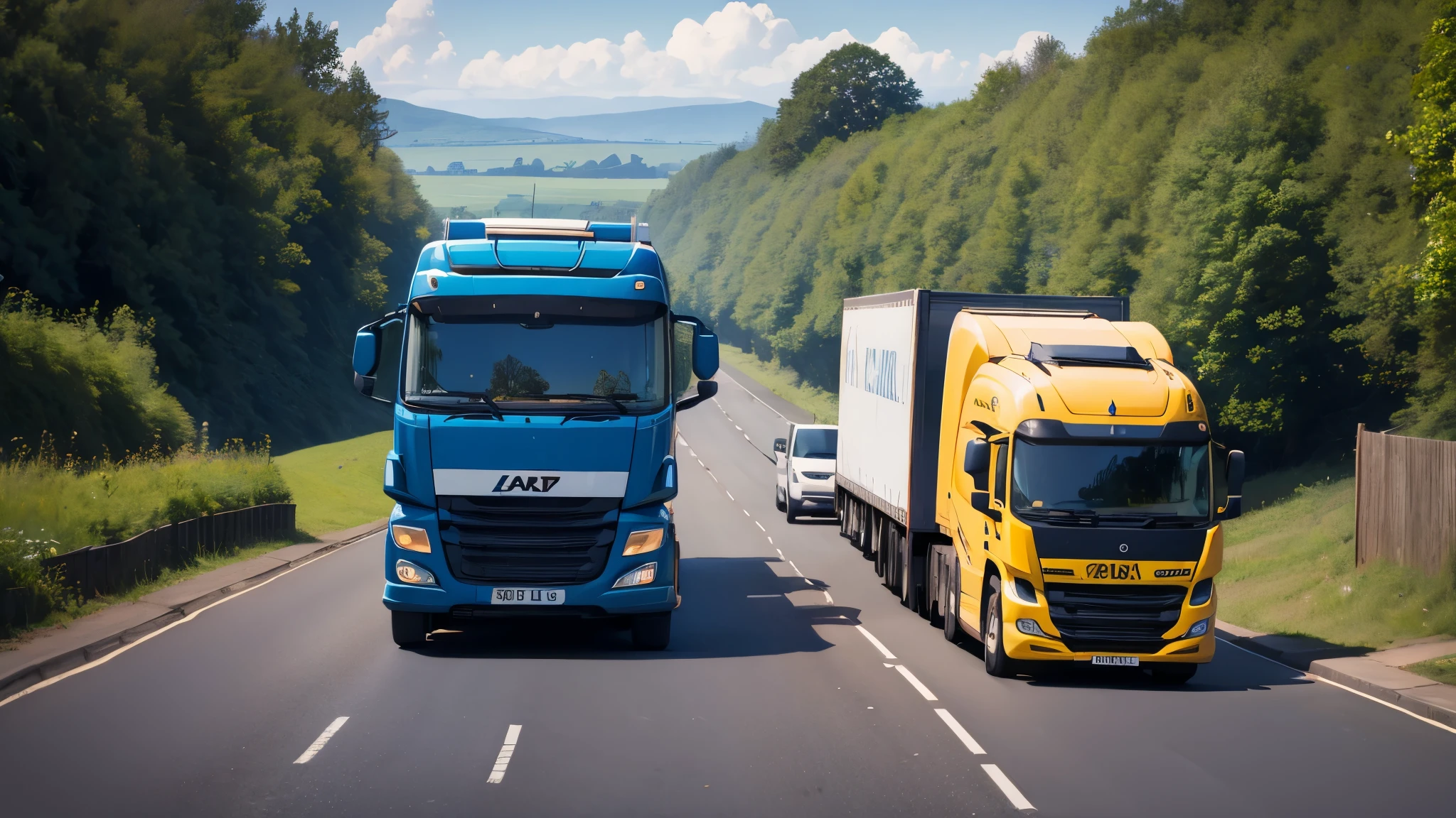 lorry in the uk driving
