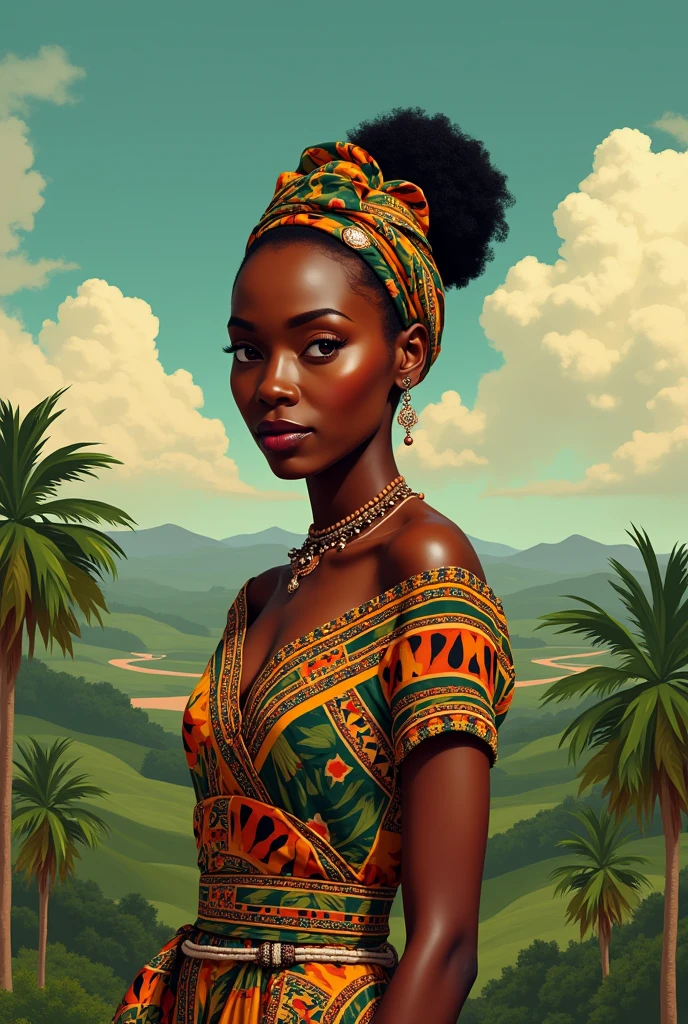 Country Ghana as a Woman