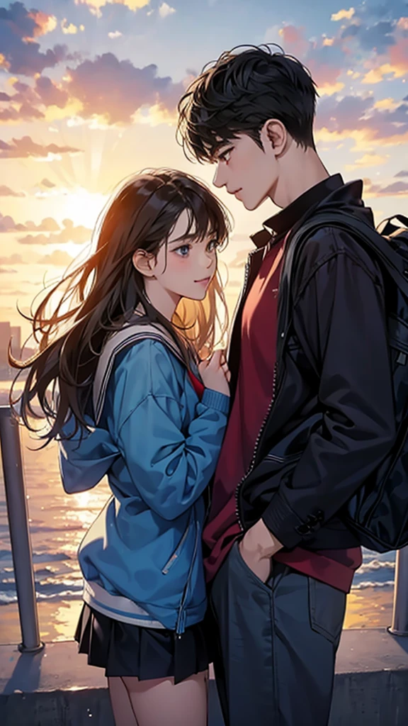 college student couple,
