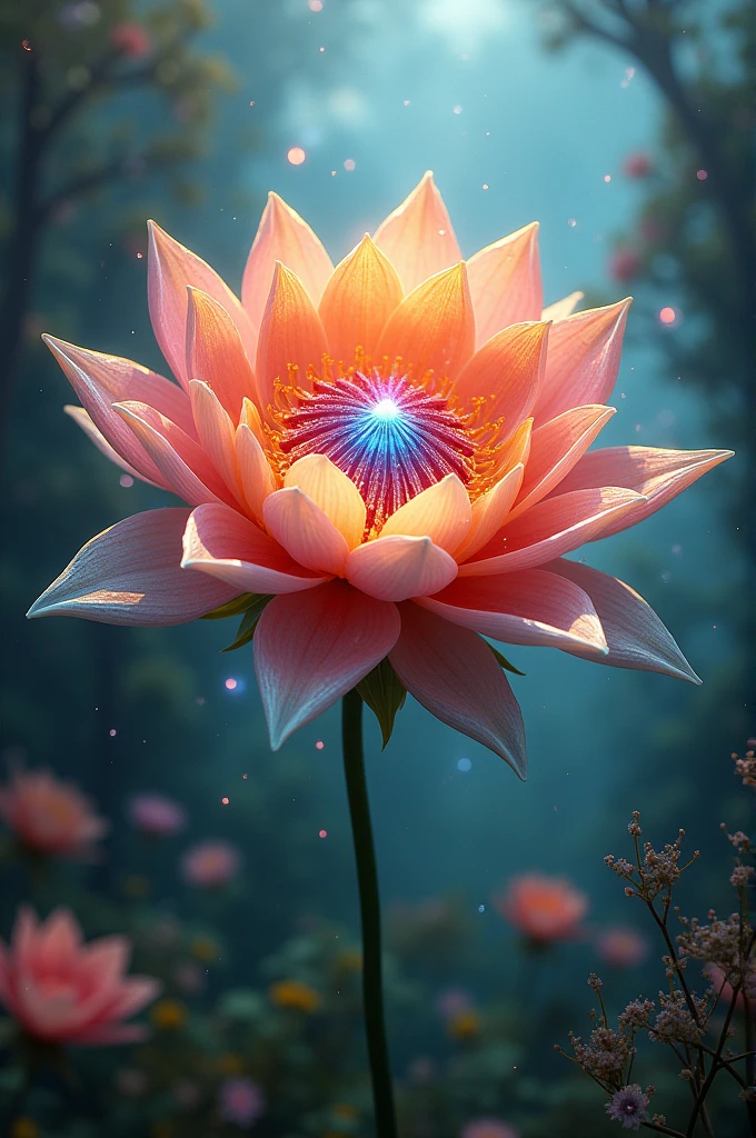 The world of a flower that is one and only in the world