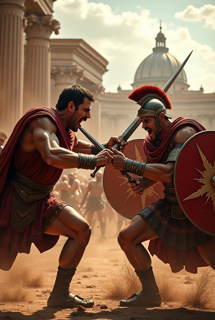 Fighting in ancient Rome