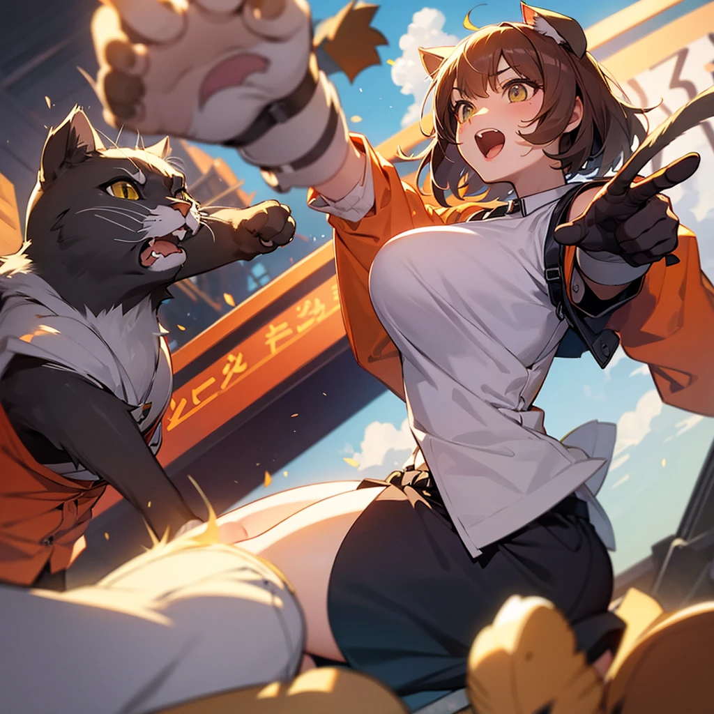 Cat's roar