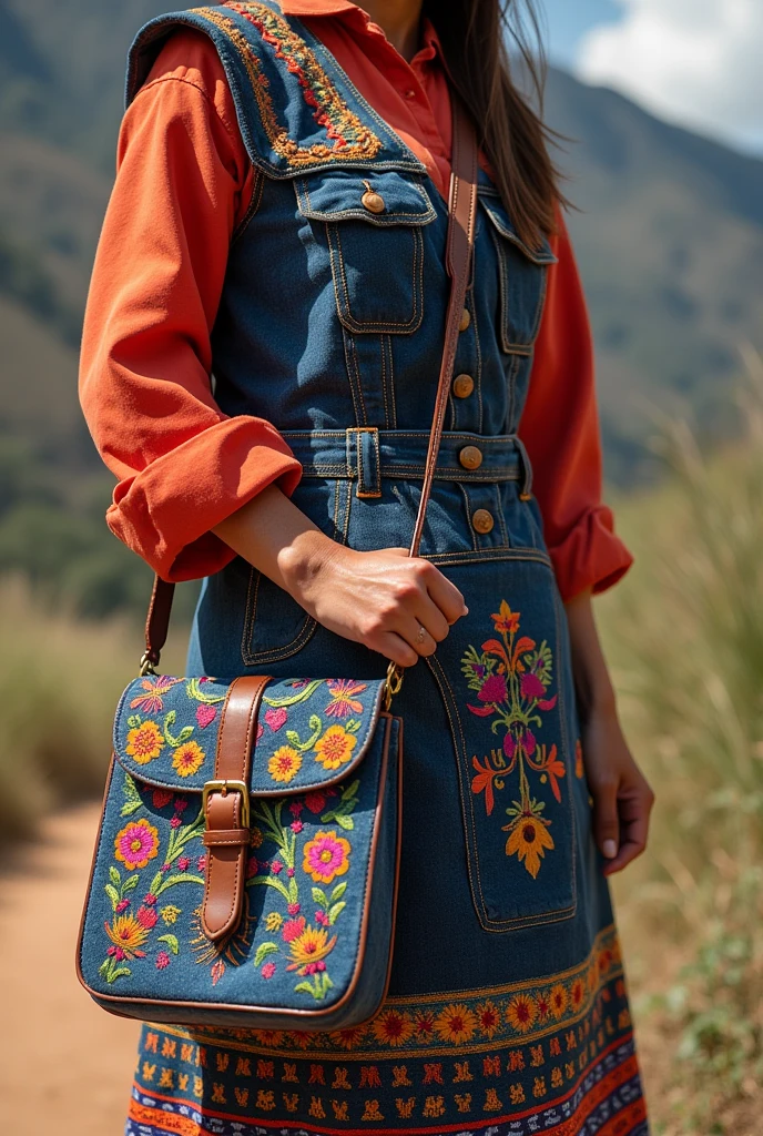 Products using the Reuse of Jeans fabrics inspired by the culture of Minas Gerais