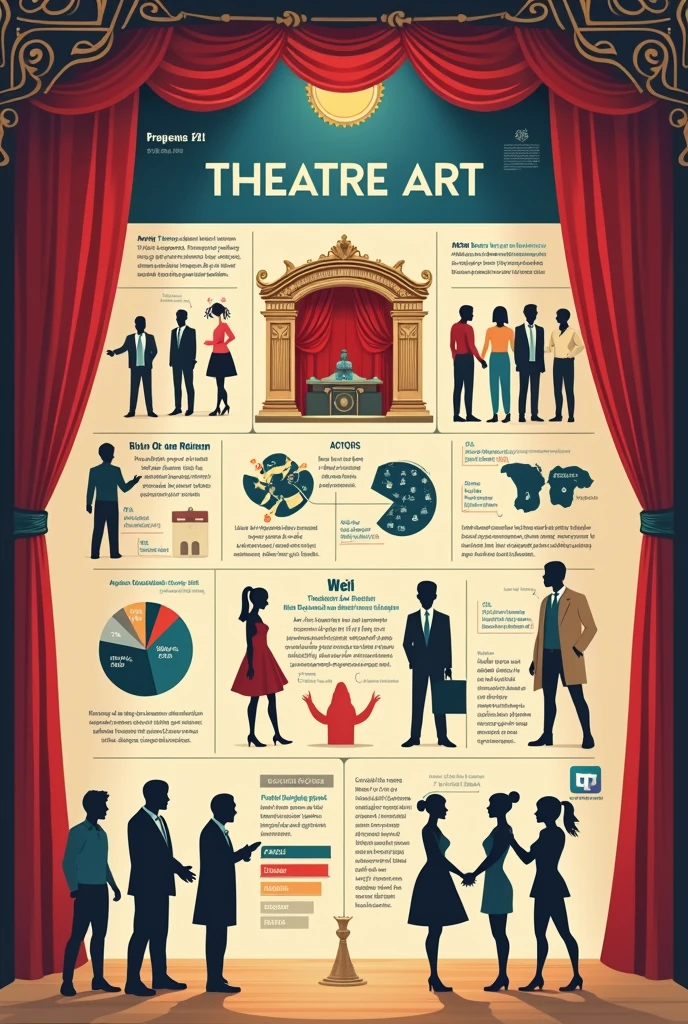 create a infographic about theatre art