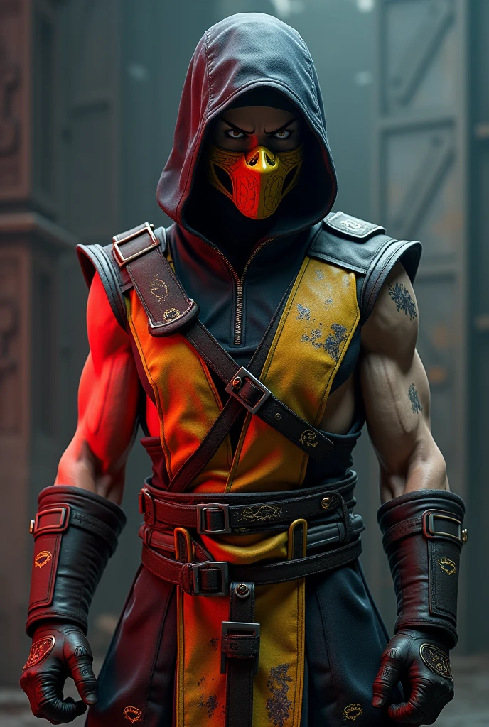 Make a 3d pfp for mortal Kombat gamer