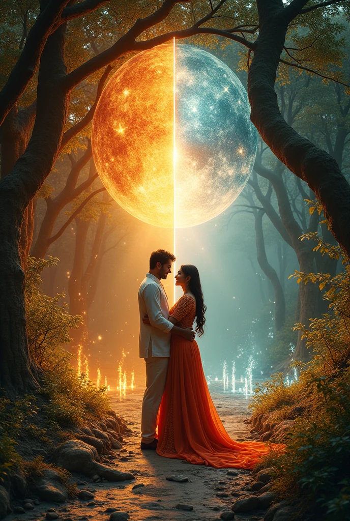 This theme is rooted in the traditional Indian concept of the five elements—Earth (Prithvi), Water (Jal), Fire (Agni), Air (Vayu), and Ether (Akash)—which are believed to be the building blocks of the universe. The wedding journey symbolizes the union of these elements within the couple’s life, representing their bond and the harmony of nature.
The key feature of this theme is its focus on natural elements and minimal construction, making it ideal for a plot where building structures might be challenging. Instead, the theme relies on artistic installations, natural decor, and symbolic representations that can be easily set up and removed.
Generate image