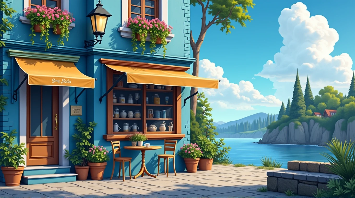 cozy cafe