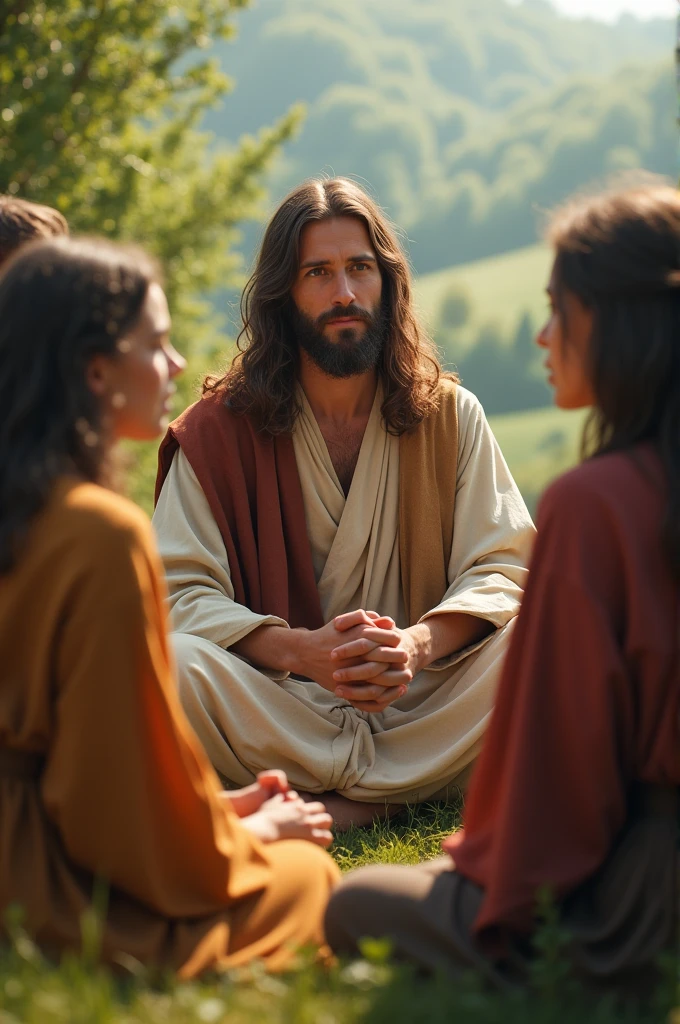 Jesus meets with young people