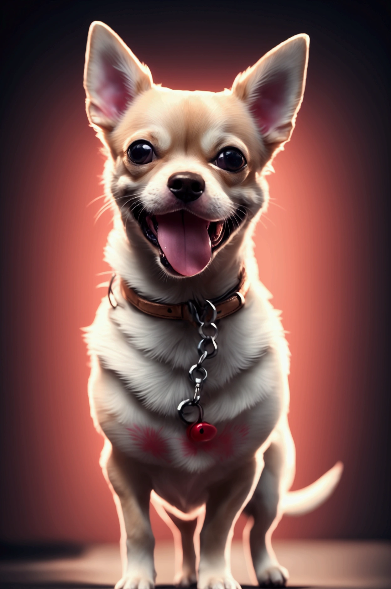 dog、フラットdesign、tongue、tongue出し、art、design、Chihuahua、face、Upper Body、ラテart