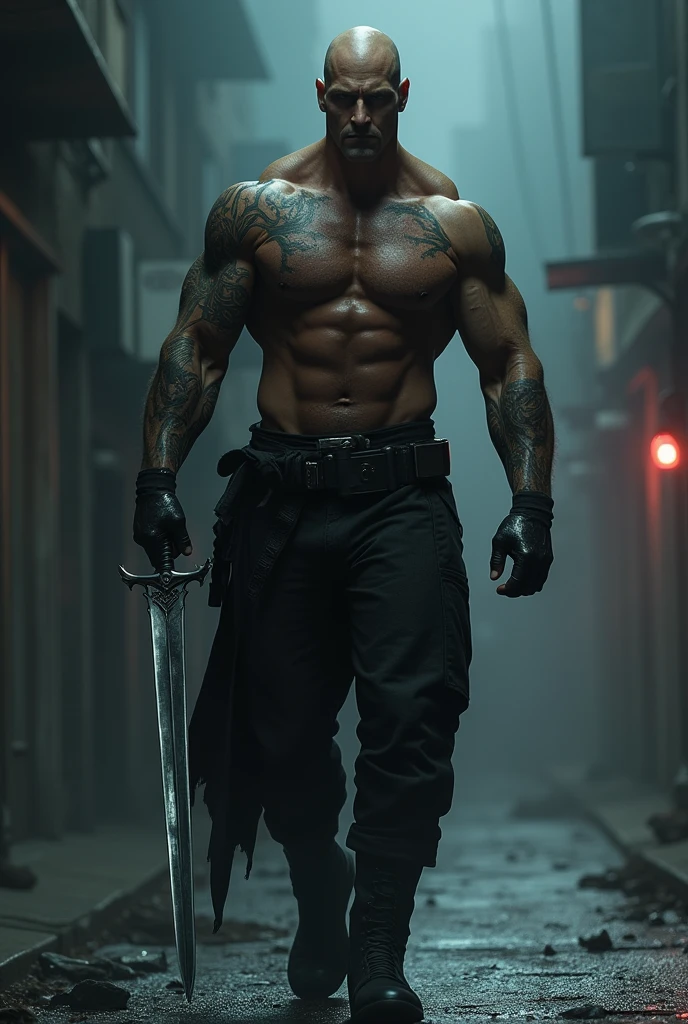 Blade the shirtless vampire hunter