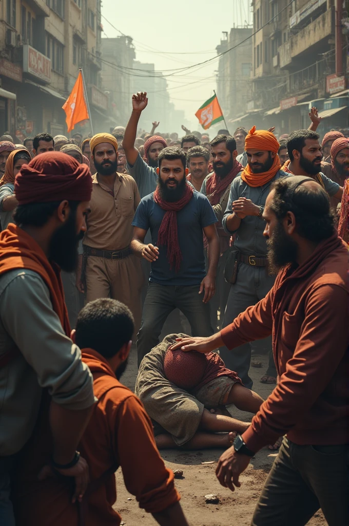 Muslim torturing in India by Hindus