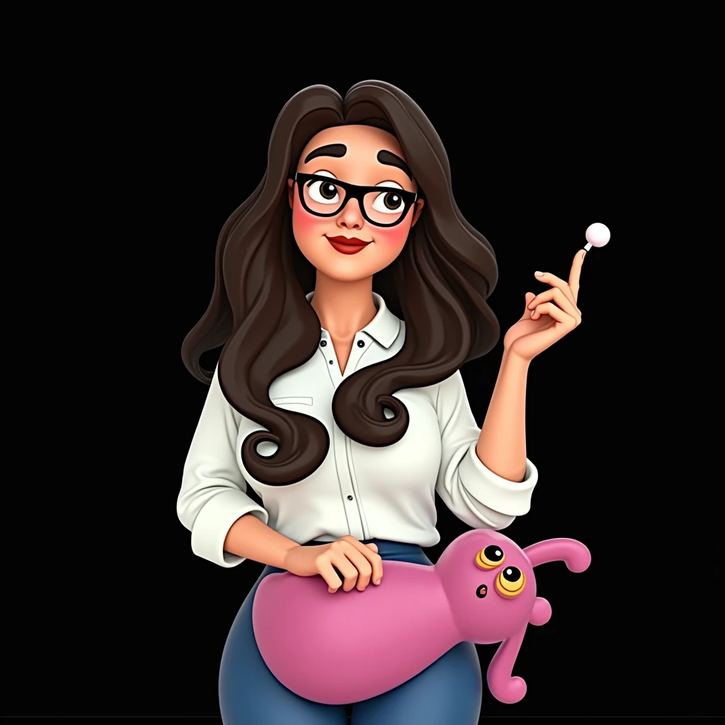 Cartoon character of a man in black glasses and blue shirt, an animated character, stylized character, animation style rendering, 3d stylized, Arnold Maya rendering, Stylized 3D rendering, toon render screenshot, 3d character, 3d character, Stylized 3D rendering, 3D character rendering, cartoon character, Personagem de close up, character posing, (Pixar-style) (master part:1.2) (bokeh) (best qualityer) (skin detailed) (detailed texture) (8k) (Argilla) (cinematic lighting) (sharp focus,Sit down and lift your upper body