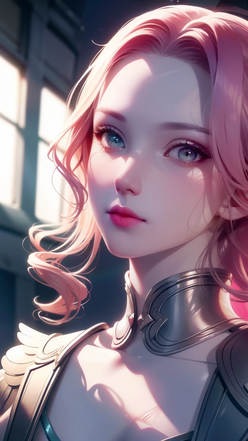 a girl, technicolor, a pastel, rayonism