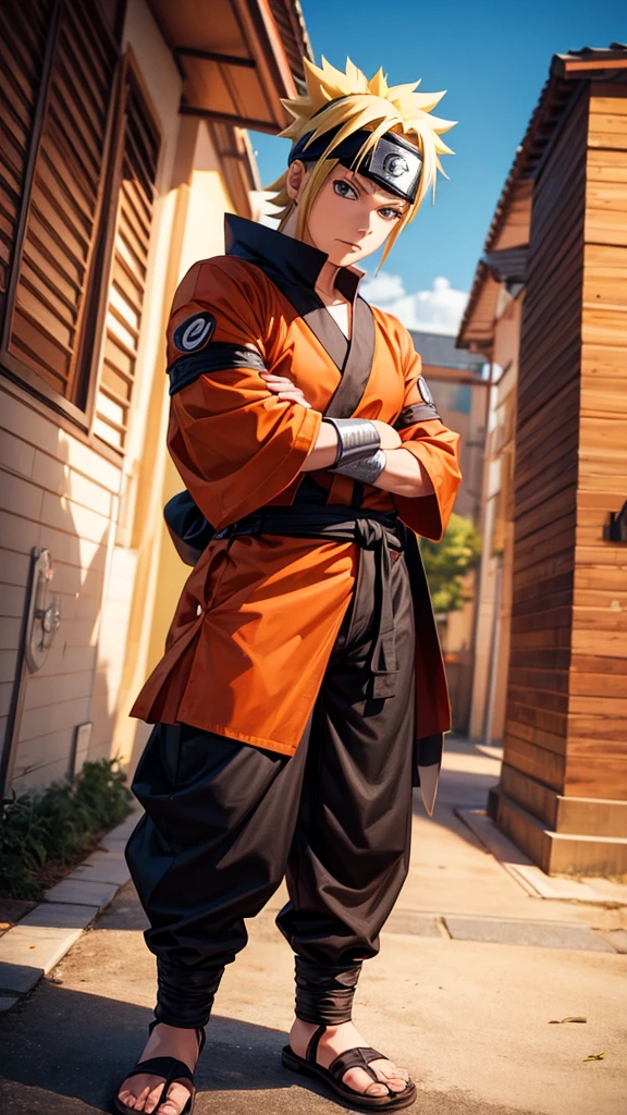 wearing Naruto cosplay!!!  Ultra detailed cosplay!!!!