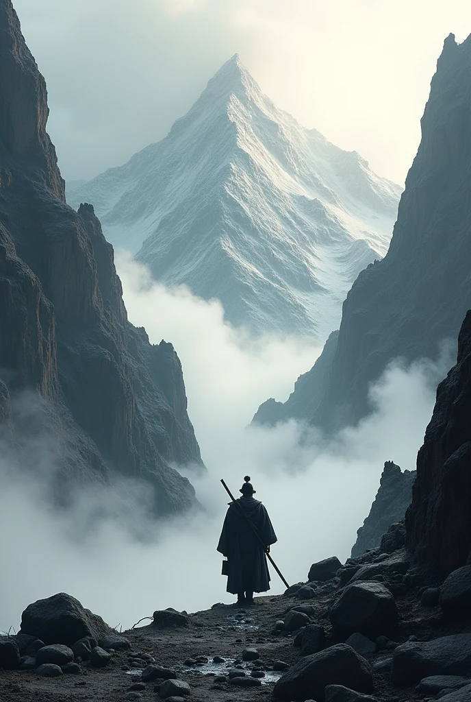 Highest quality、Katsushika Hokusai、Cinematic Light、dramatic、theme:black