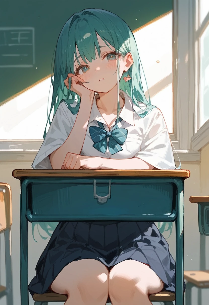 high school girl classroom