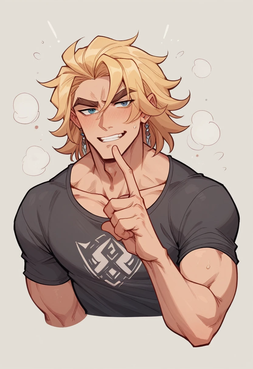 male human paladin with blonde hair. https://lexica.art/prompt/11ef172e-e48b-4262-a25b-a002e811d996