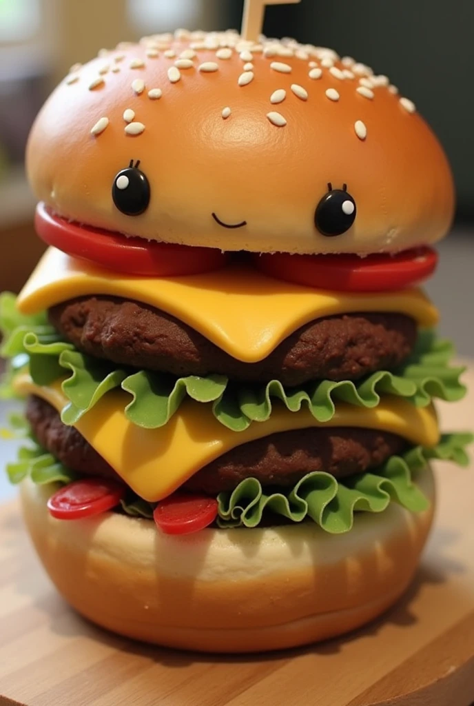 Un photo animé fond burger la personne dont le nom commence par f me dois un burger