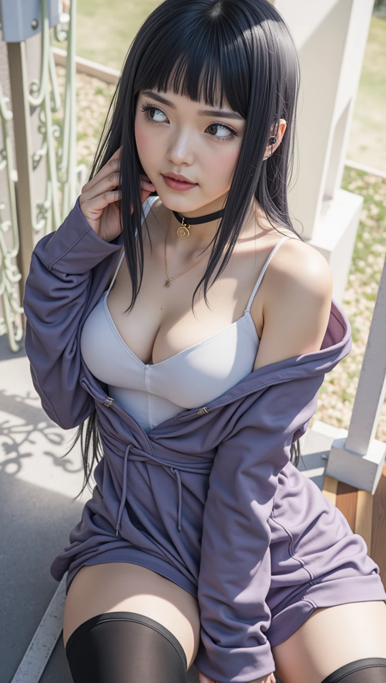 (score_9), score_8_up, score_7_up), professional photo, 8K, 1girl, mature female, (White eyes, white pupil), masterpiece, best quality, (bouncing big breasts), cleavage,looking_at_viewer, solo, thighs visible, wet clothes, big hips, big ass, sexy pose, soft clothes, bra see-through, very tight clothes, see-through, nipple, bokeh, sweat, natural skin, asian skin, sweatdrop, ((large breasts)), (wet), sexy curvy body,