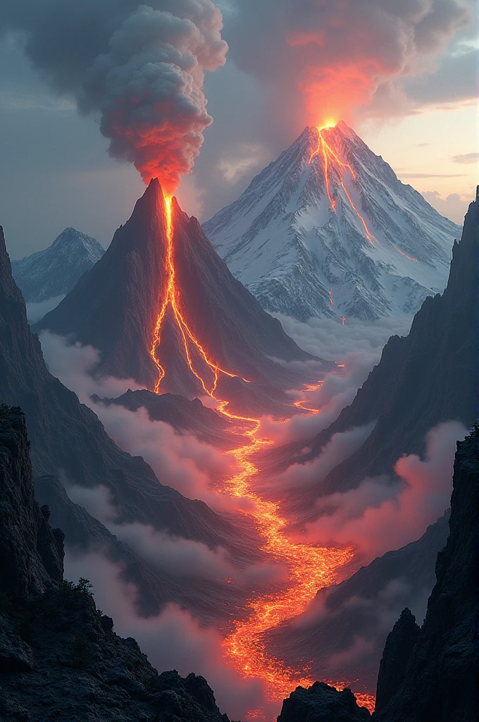 Splendid volcanoes