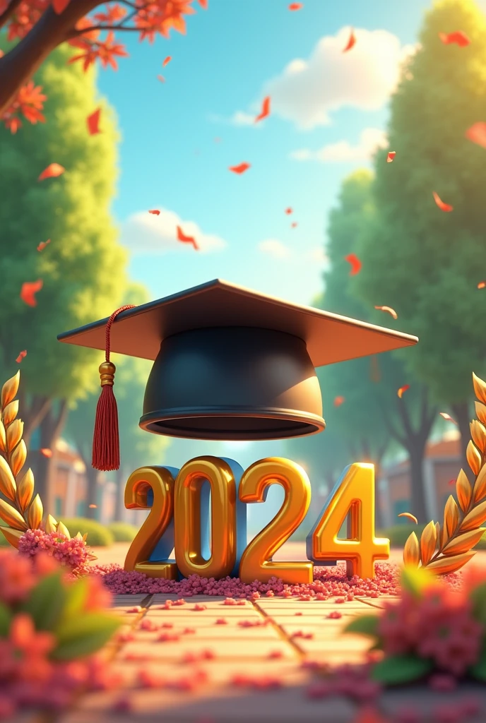 2024 school promotion calendar with cap