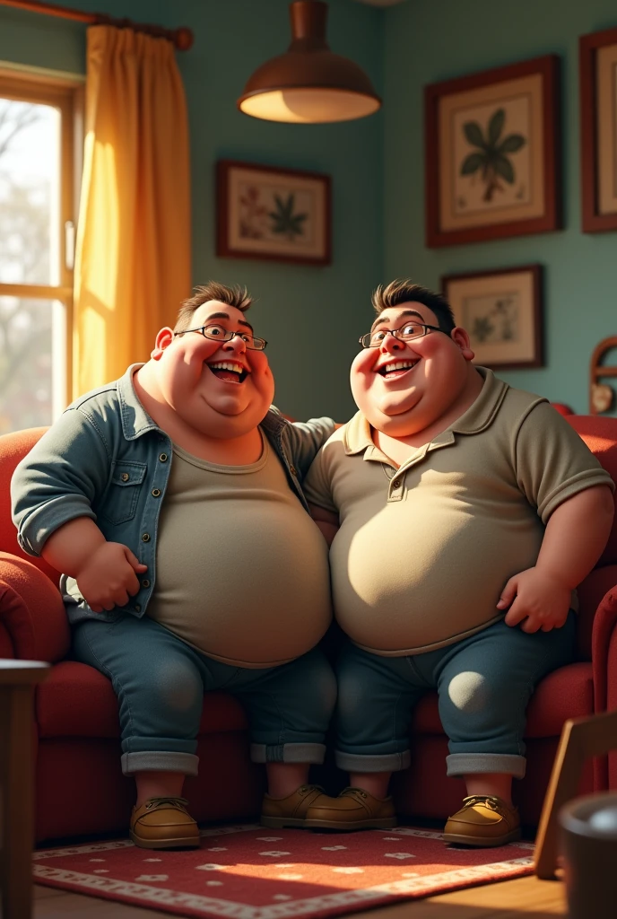 Create two fat guys